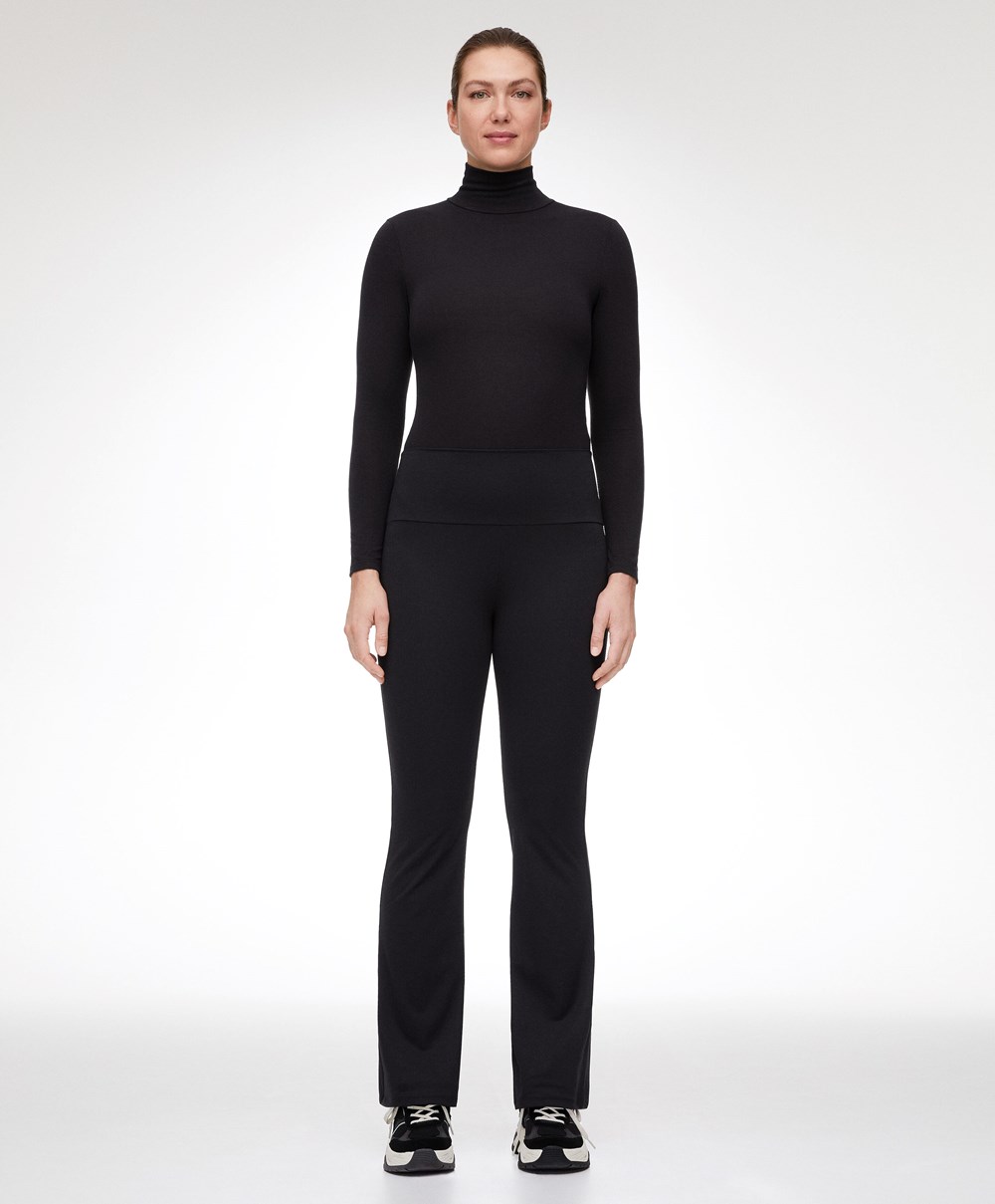 Oysho Outlast® Thermal High-neck Body μαυρα | YZNDGA-941