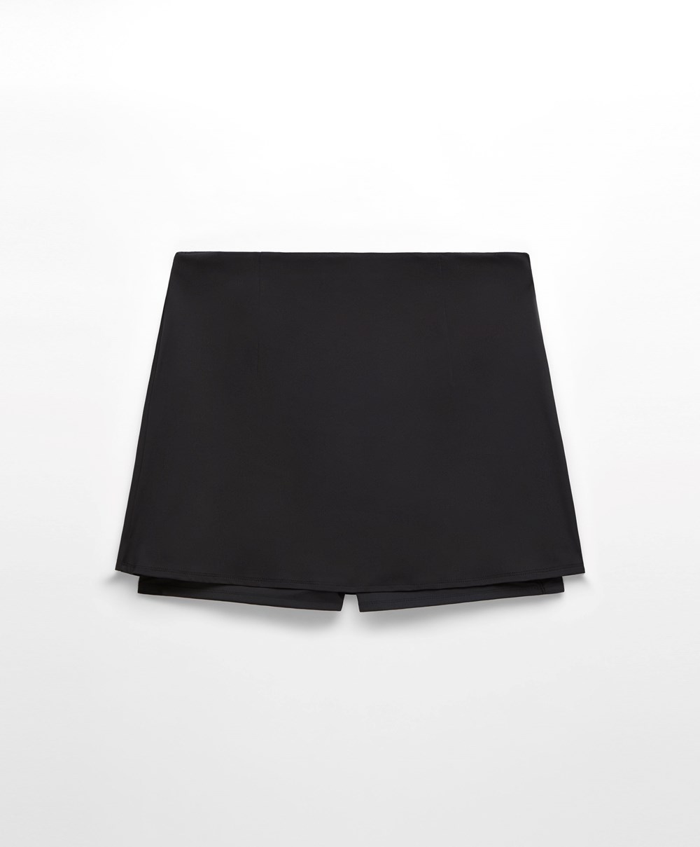 Oysho Pocket Compressive Skirt μαυρα | BTEXLJ-985