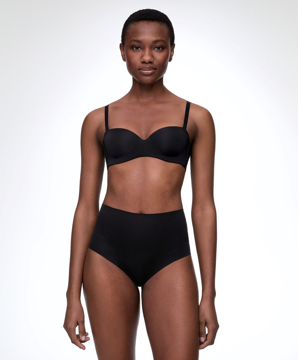 Oysho Polyamide Bra With Removable Straps μαυρα | IZPTYO-019