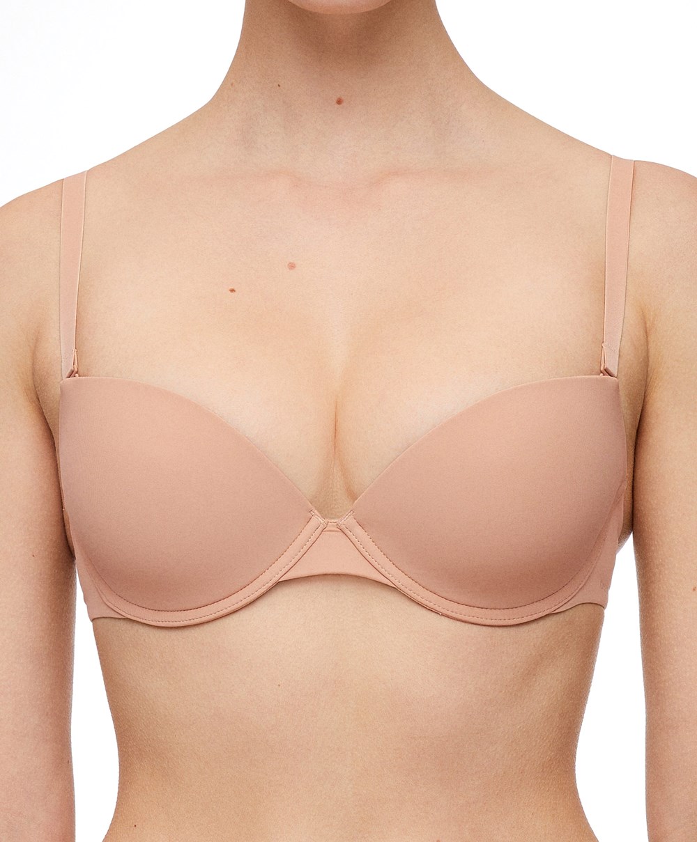 Oysho Polyamide Multiway κλασικα Bra Μπεζ | WNHIDP-268