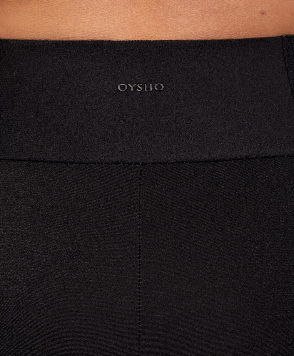 Oysho Post-partum 65cm Compressive Leggings μαυρα | BUXYPT-741