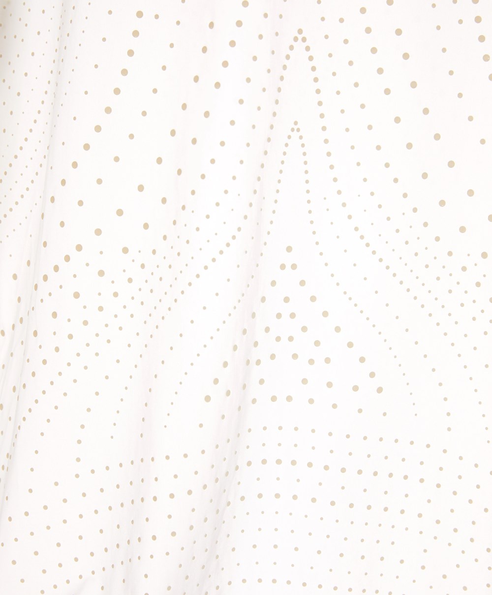 Oysho Semi-sheer Dotted Top Cream-white | KSDOAM-612