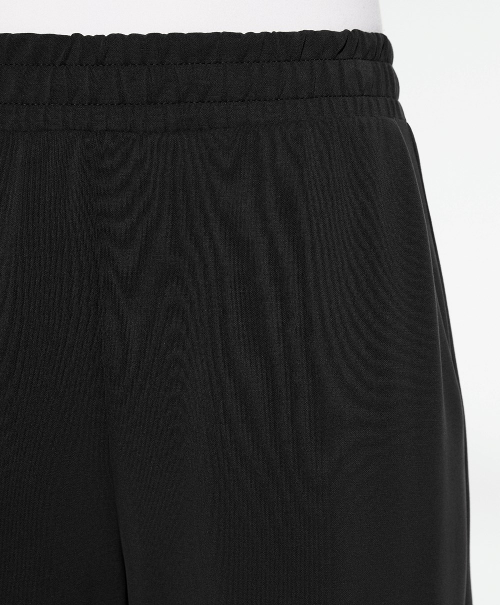 Oysho Soft Touch Modal Joggers μαυρα | ZEDFPO-605