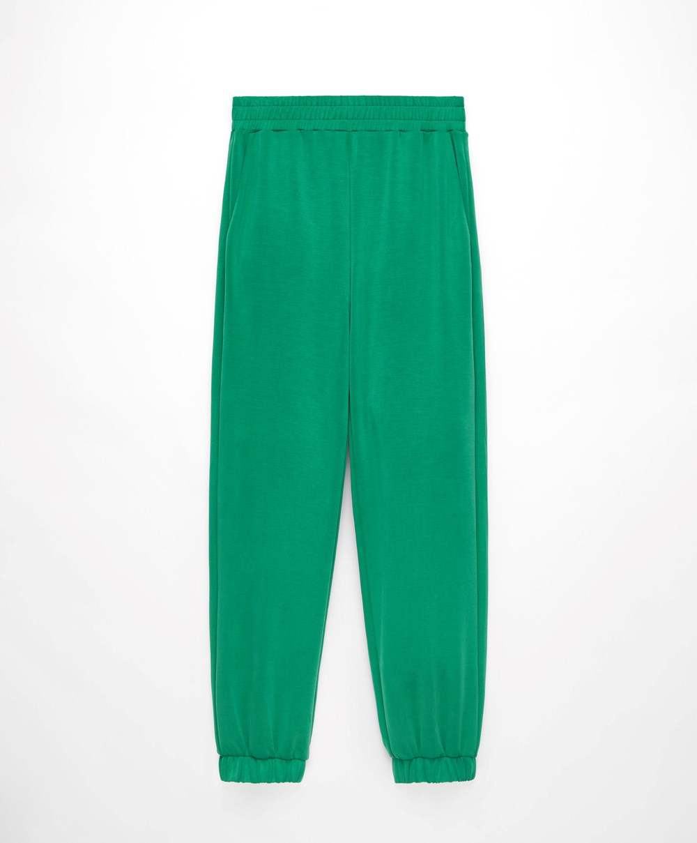 Oysho Soft Touch Modal Joggers πρασινο | ZTBSGC-619