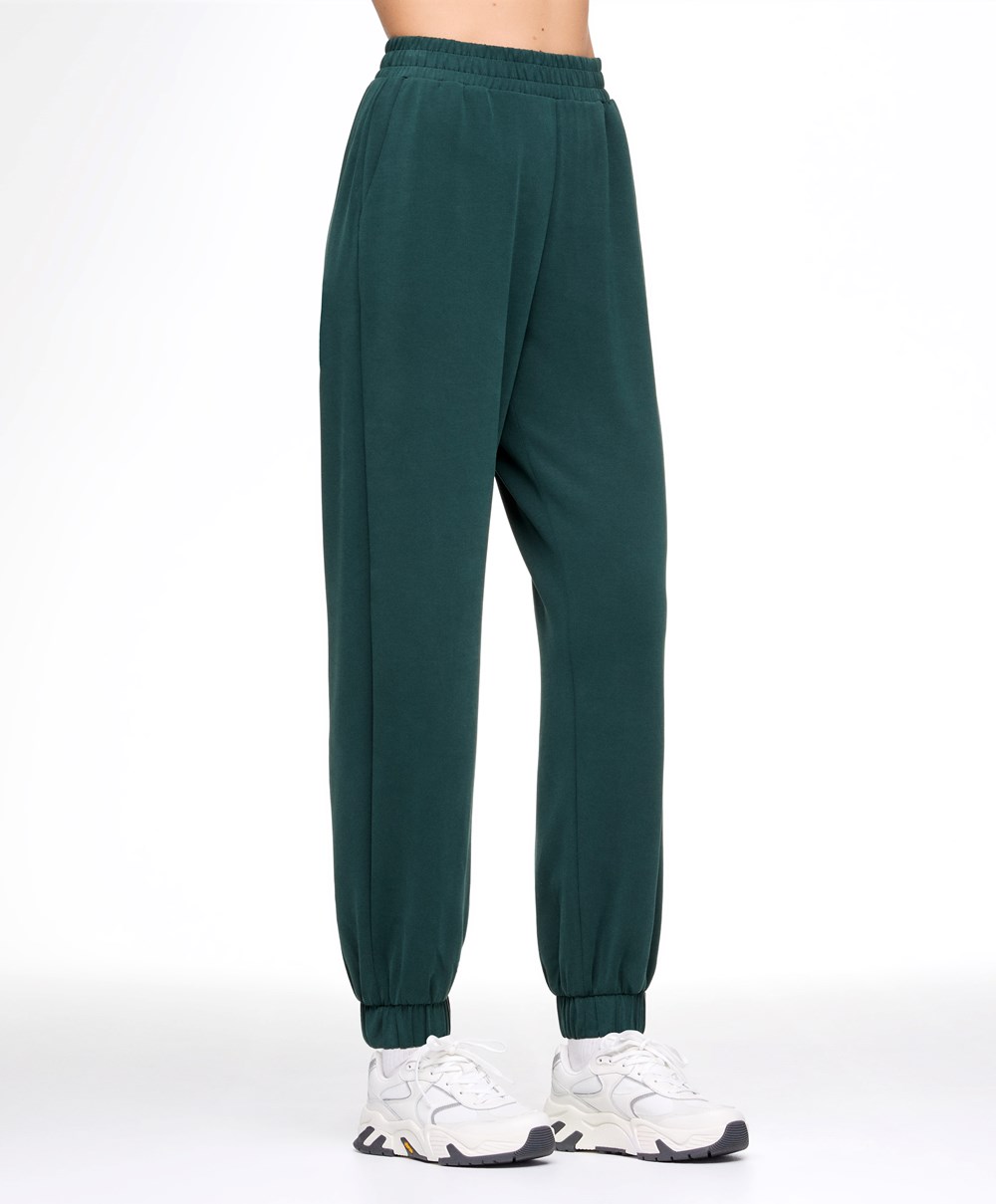 Oysho Soft Touch Modal Joggers σκούρο τυρκουάζ | WACZGK-267