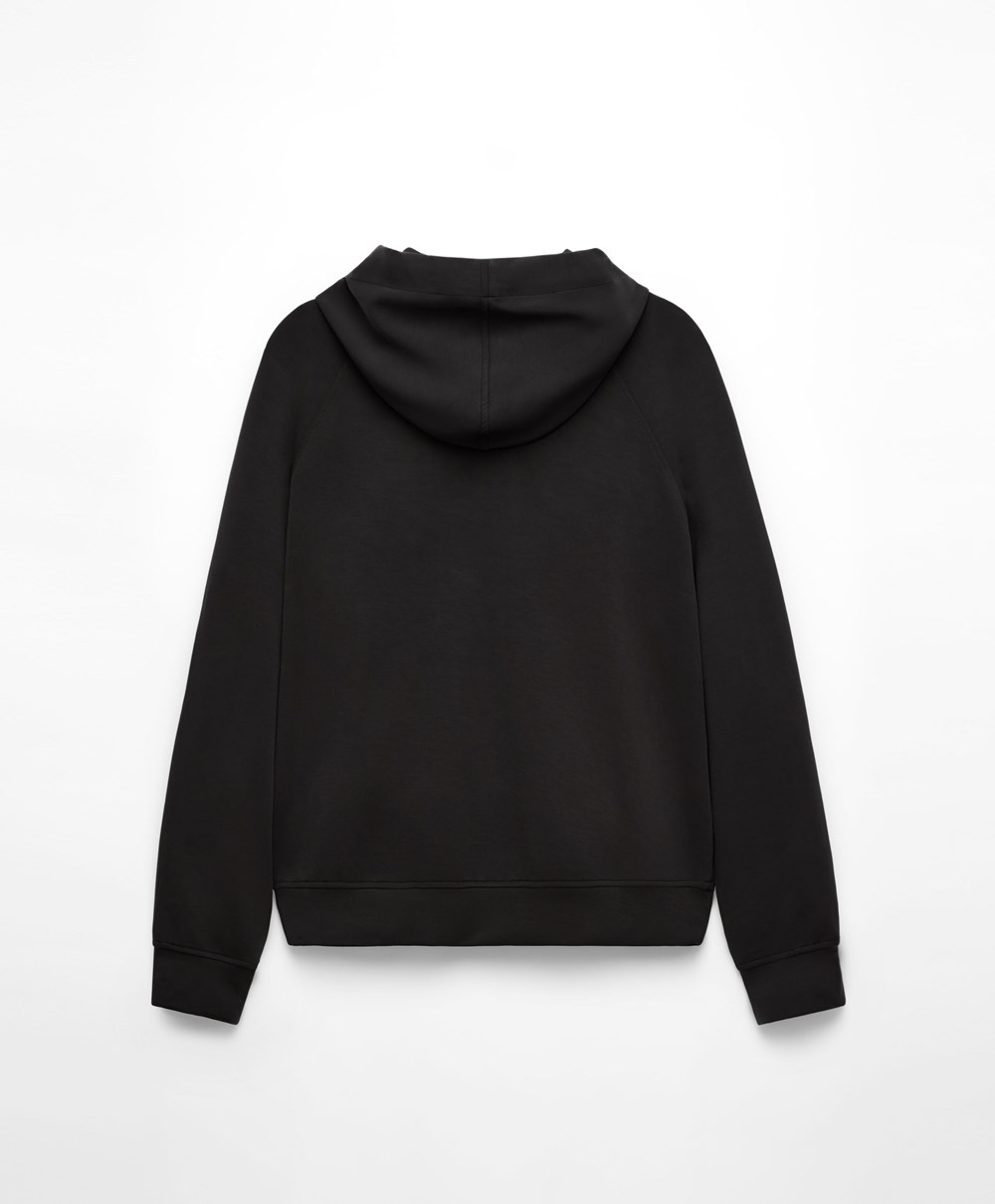 Oysho Soft Touch Modal Sweatshirt μαυρα | XIWJME-543