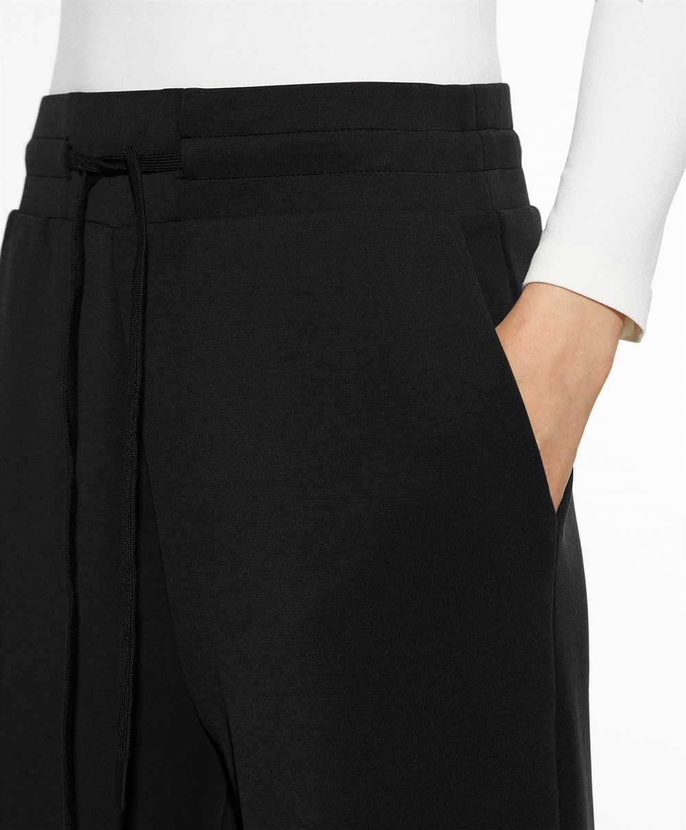 Oysho Soft Touch Modal Trousers μαυρα | WPERVI-182