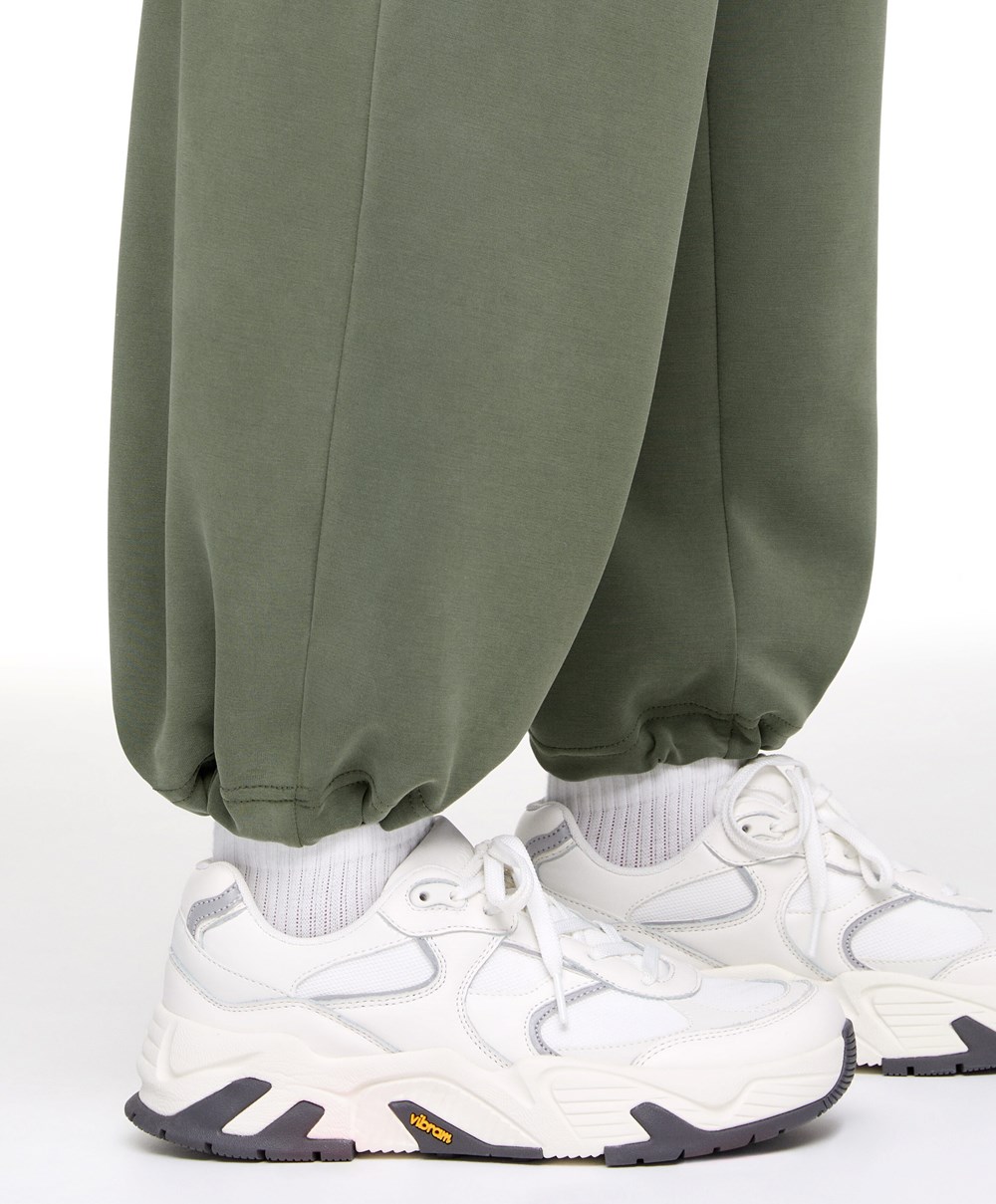 Oysho Soft-touch Modal Cargo Joggers Χακί | UXIOZG-385