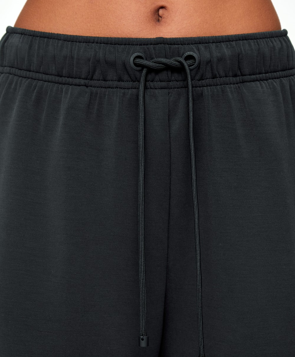 Oysho Soft-touch Modal Shorts μαυρα | ZAQCGV-207