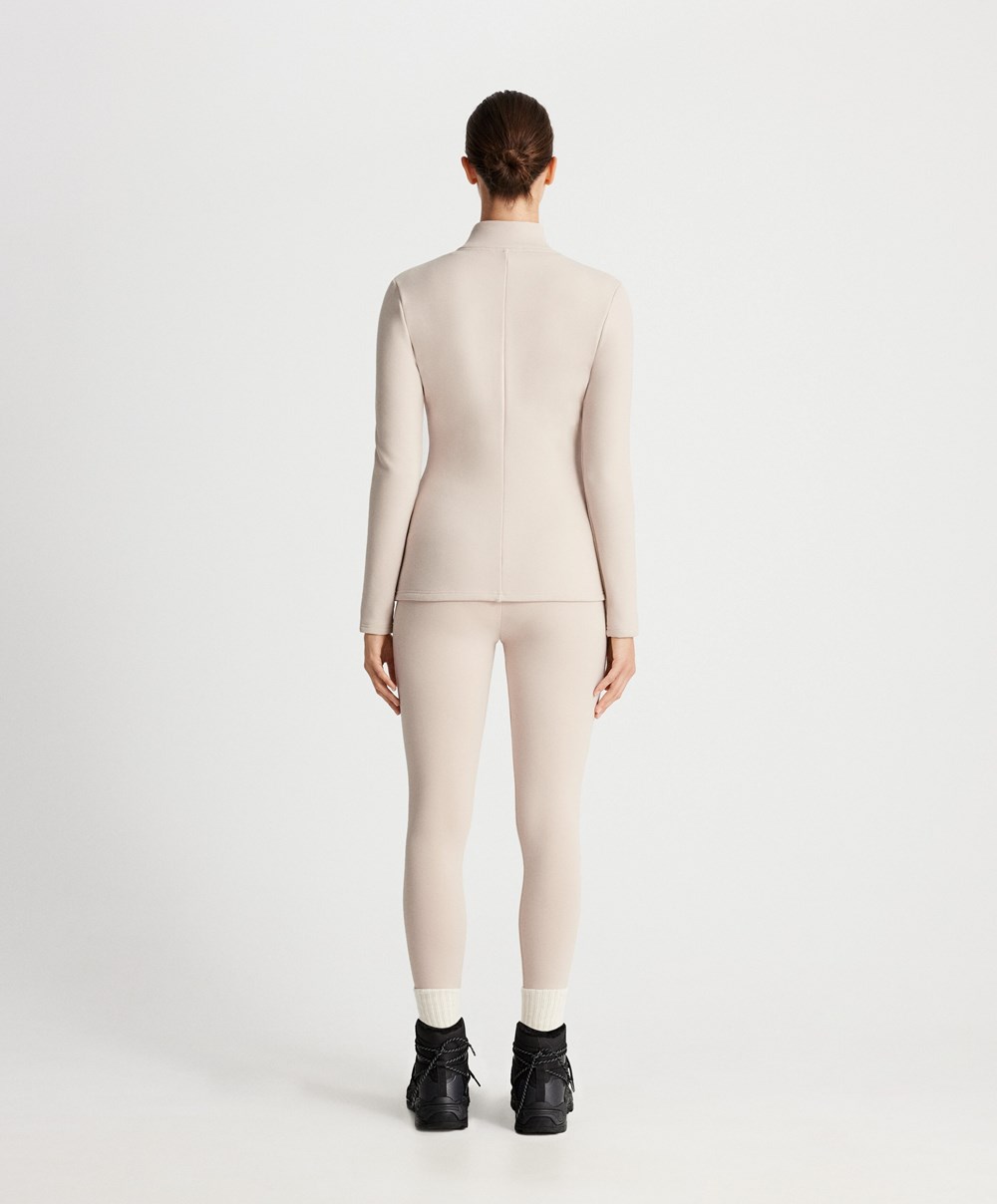 Oysho Super Extra Warm 70cm Ankle-length Leggings Marble | TABVWY-480