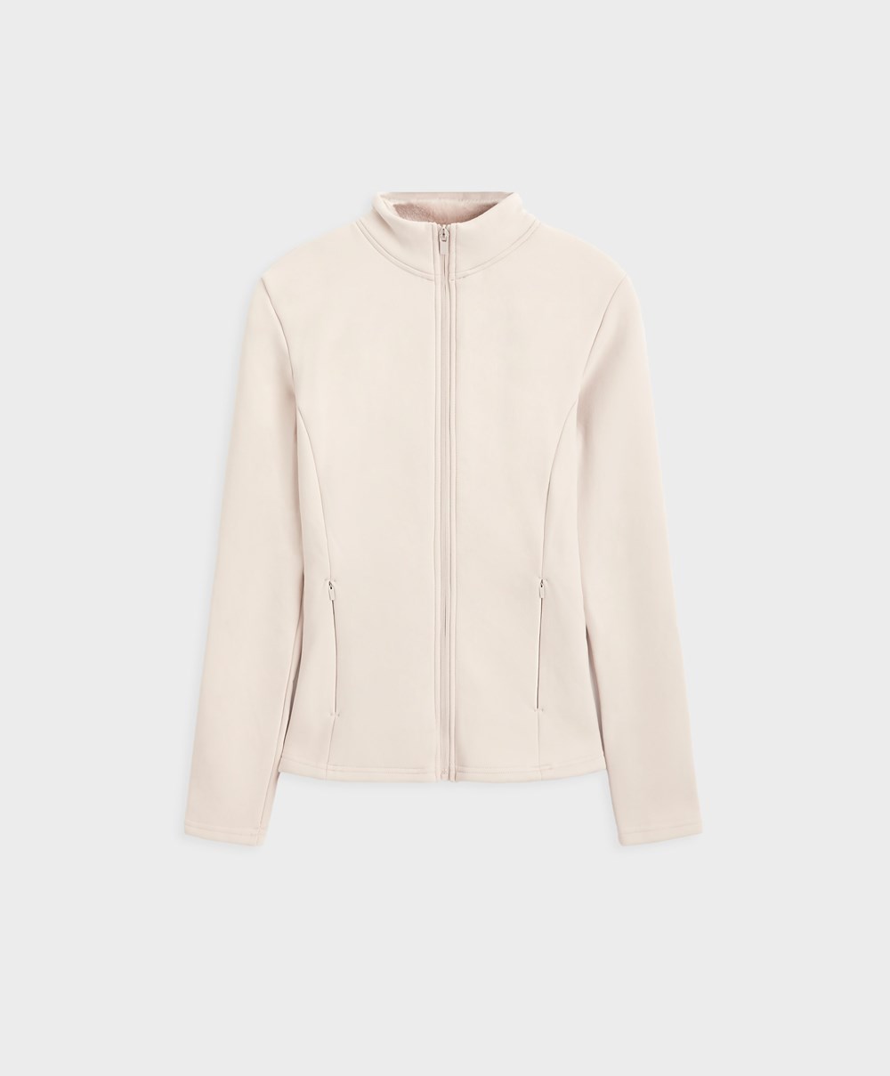 Oysho Super Extra Warm Για Τρέξιμο Jacket Marble | EZXVDG-261