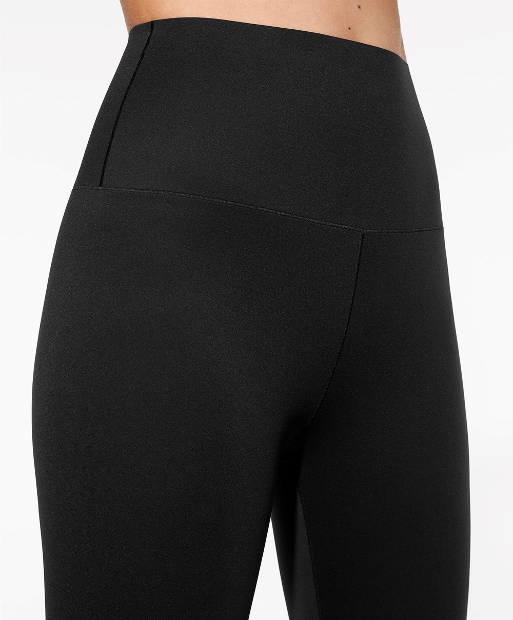 Oysho Super-high-rise 65cm Ankle-length Leggings μαυρα | DGZRYL-253