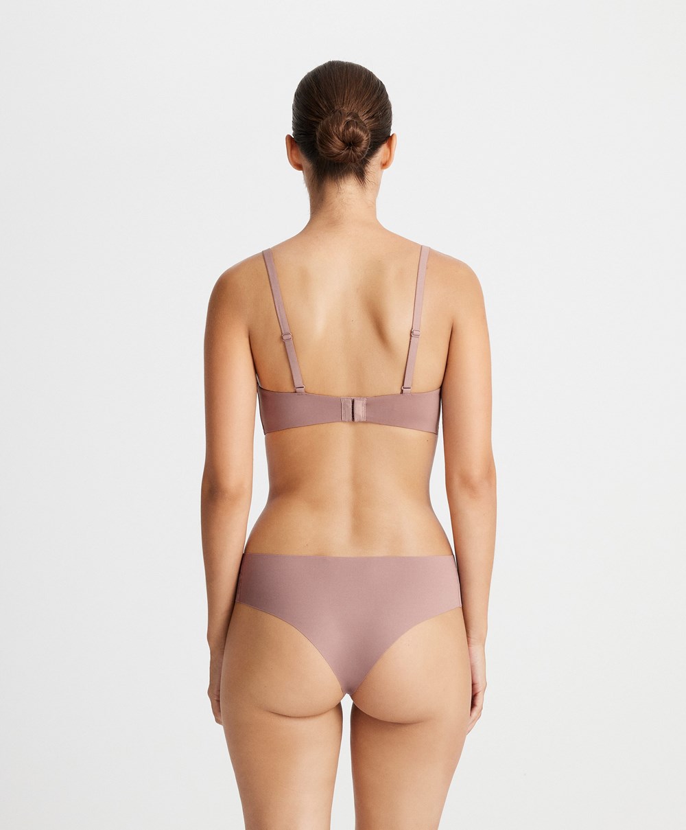 Oysho Triangle Nursing Bra Soft Mauve | BJUDOE-910