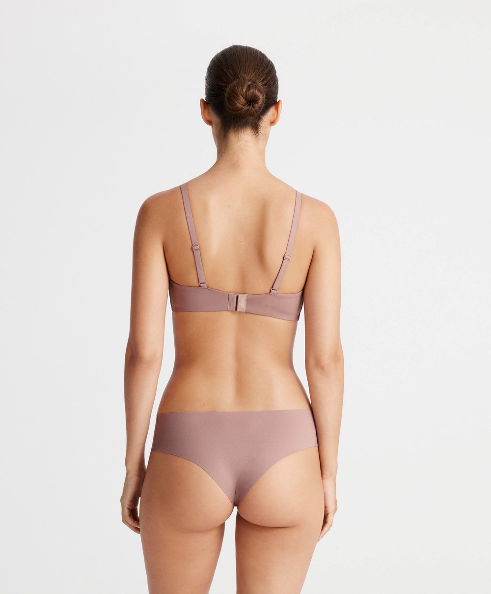 Oysho Tulle Nursing Bra Soft Mauve | CNWXDP-216