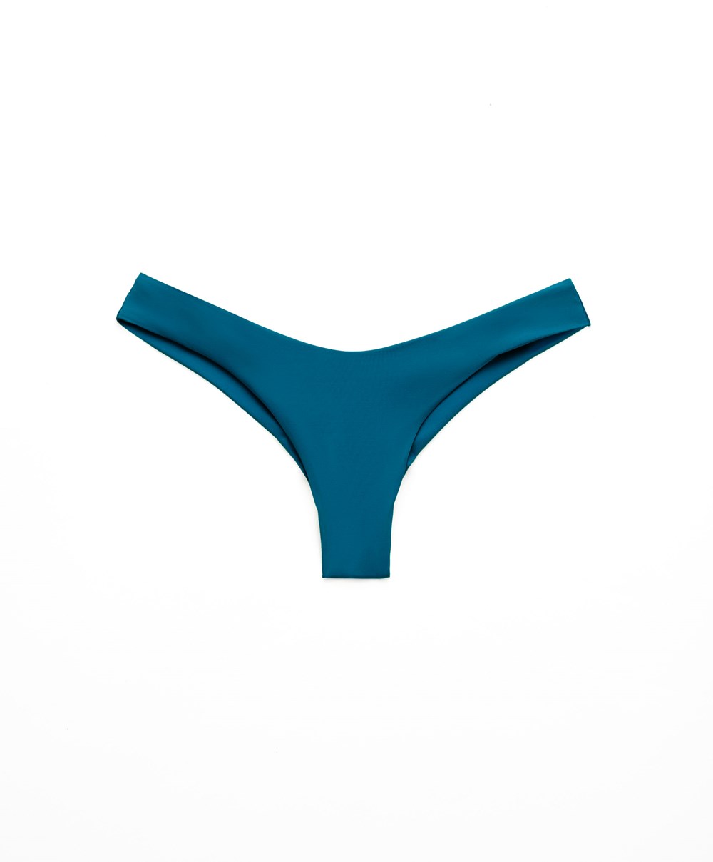 Oysho U-cut Brazilian Μπικίνι Briefs Ocean | WOIKMS-018