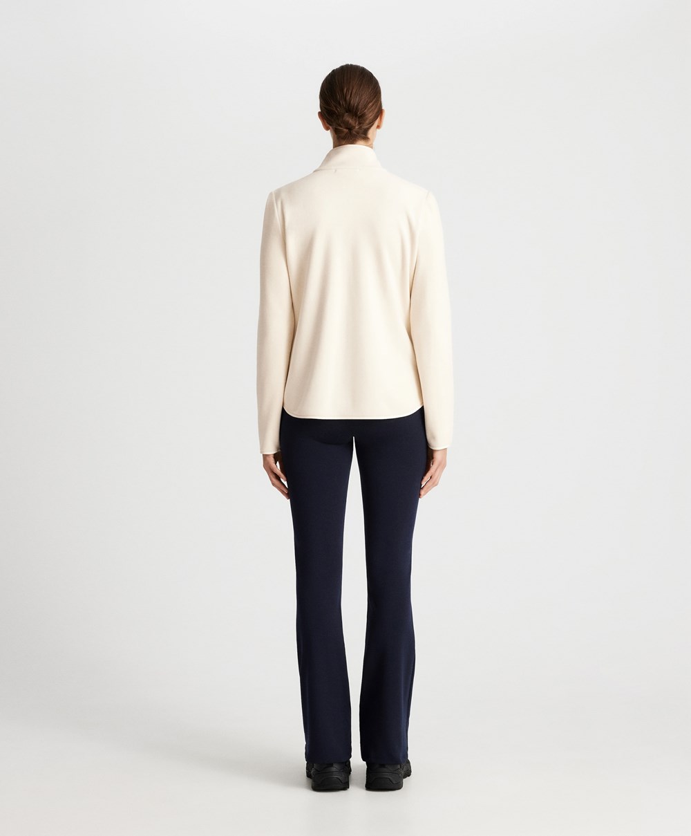 Oysho Warm Flare Trousers μπλε | BUDTZQ-486