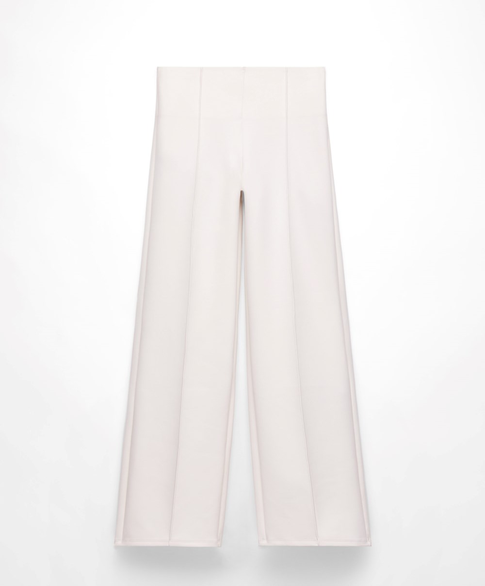 Oysho Ευθεία Trousers In High-strength Fabric ανοιχτο | MJCQRV-753