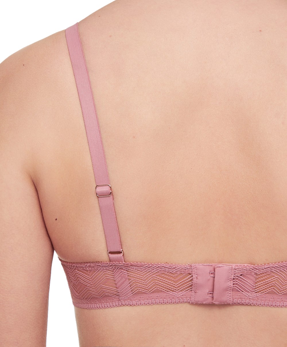 Oysho δαντελα κλασικα Push-up Bra σκούρο | GJMBPX-654