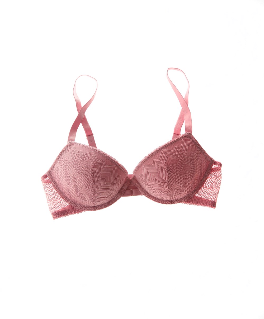 Oysho δαντελα κλασικα Push-up Bra σκούρο | GJMBPX-654