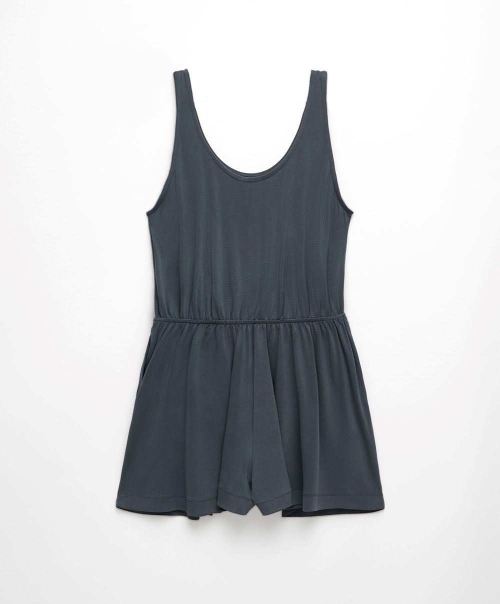 Oysho κοντο Modal Jumpsuit Anthracite | XRFCPO-921