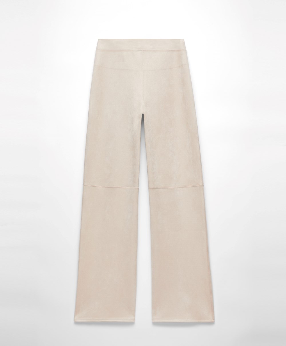 Oysho σουετ-effect Ευθεία-leg Trousers καφε | YXNBFQ-375