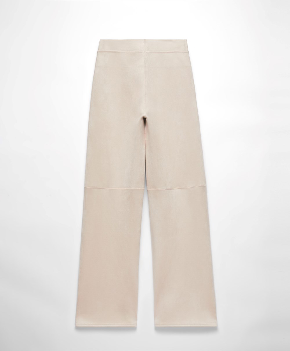 Oysho σουετ-effect Ευθεία-leg Trousers καφε | YXNBFQ-375