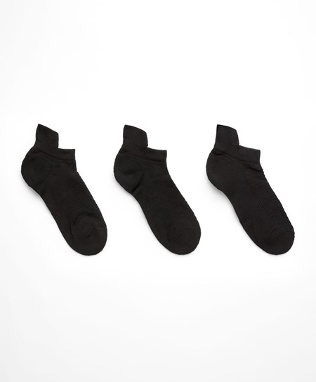 Oysho 3 Pairs Of βαμβακερα Sports Trainer Socks μαυρα | UOMQDN-680