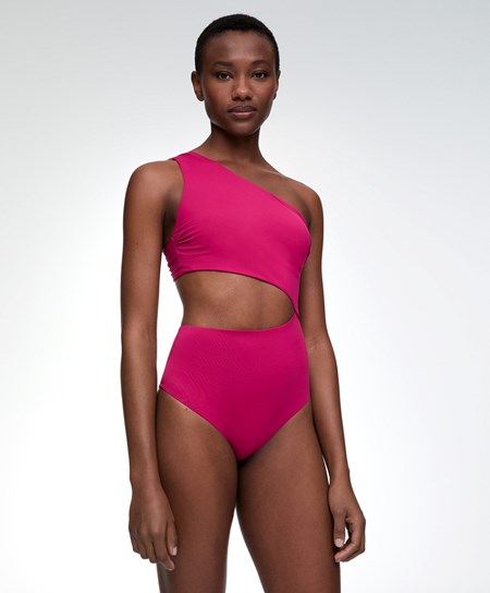 Oysho Asymmetric Trikini φουξια | TPBZMG-368