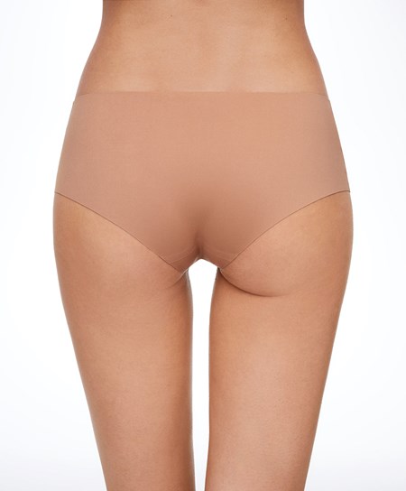 Oysho Invisible Laser-cut Cheekies Tan | CLJNED-367