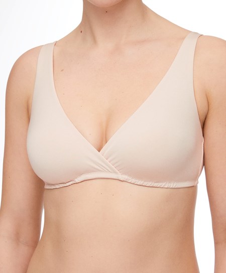 Oysho Modal Triangle Nursing Bra Almond | HDGASB-291