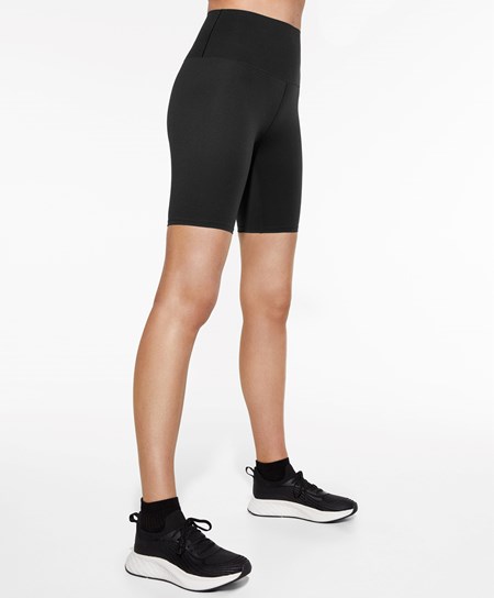 Oysho Perfect-adapt High-rise 20cm Cycle Shorts μαυρα | PCAQLB-216