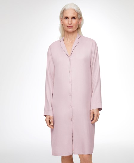 Oysho Piping Nightshirt ροζ | WBJOTY-947