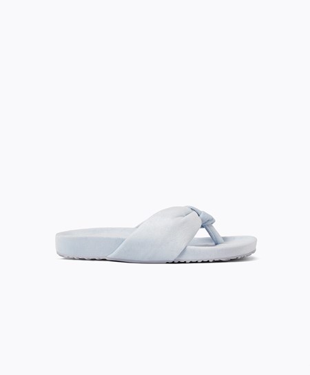 Oysho Slim Knot Sandals μπλε | YUJCQW-758