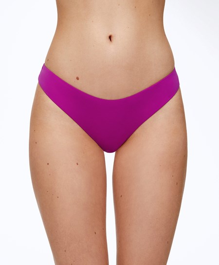 Oysho U-cut Brazilian Μπικίνι Briefs Bougainvillea | JYKAFI-297