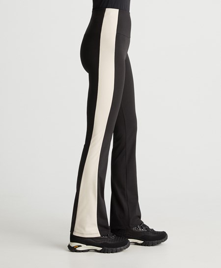 Oysho Warm-touch Flare Trousers μαυρα | WQKJHR-761