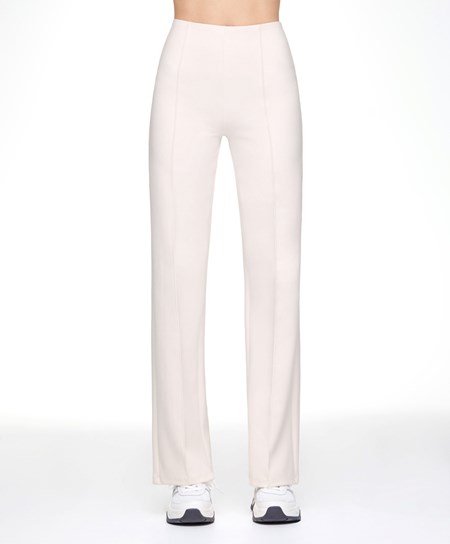 Oysho Ευθεία Trousers In High-strength Fabric ανοιχτο | MJCQRV-753